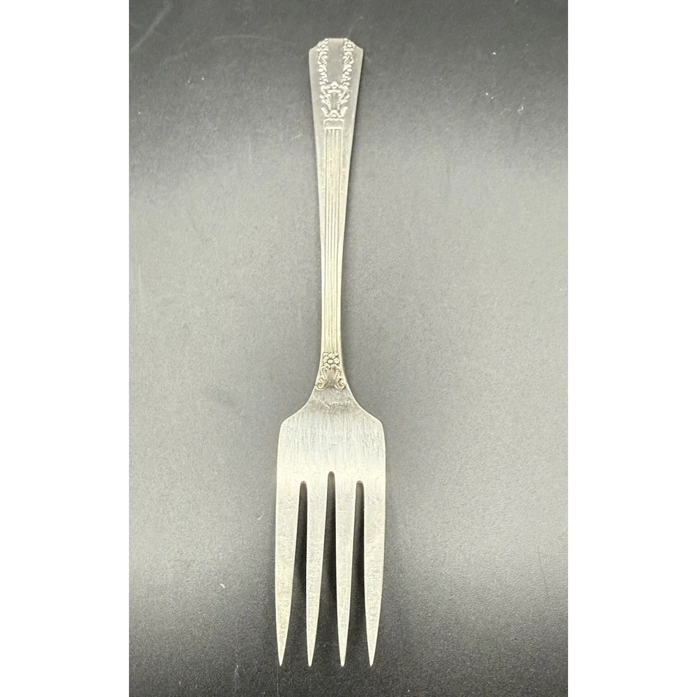 Vintage Oneida Wm A Rogers Silverplate Salad Forks Avenue Pattern 1939 Set Of 6